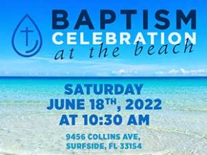 Baptism Celebration at the beach